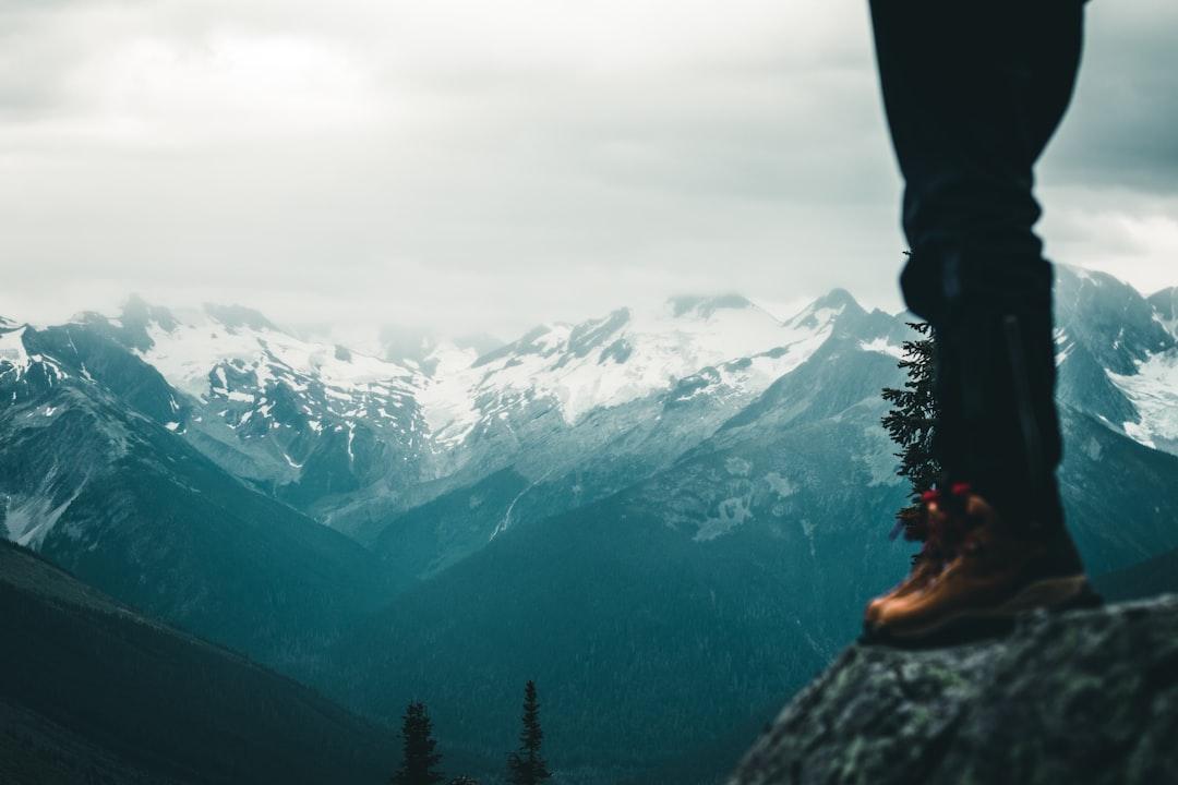 snow covered mountain during daytime